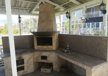 купить стол на кухню недорого: Коттедж, коттедж ЦО Карвен 4 сезона, Сары-Ой, Барбекю, Баскетбольная площадка, Бассейн — 2