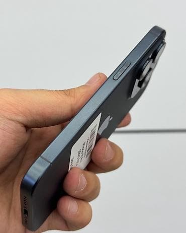 р сим: IPhone 15 Pro, Б/у, 256 ГБ, Blue Titanium, Защитное стекло, Чехол, Коробка, В рассрочку, 82 % — 6