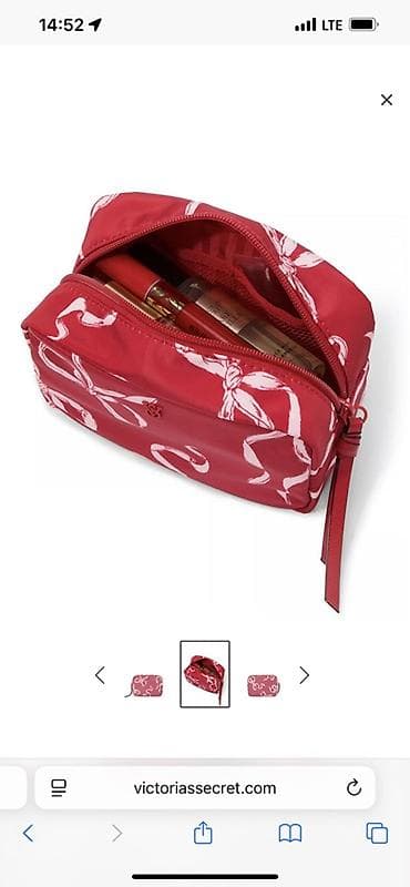 Аксессуарлар: Косметичка Victoria’s Secret - Формат: прямоугольная, на молнии, с — 4