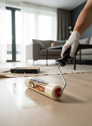 пуфик бархатный со стразами: Валик велюровый DECOR для лака и ровных поверхностей - Назначение — 1