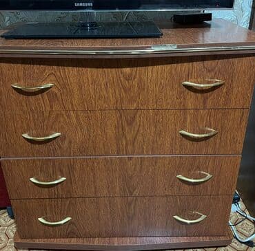 тумба цвет белый: Спальный гарнитур, ДСП, цвет - Коричневый — 4