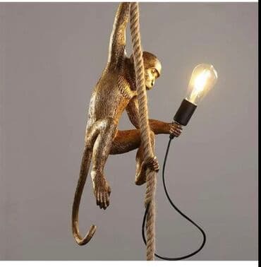 торшер светильник: Скидка Оригинальный потолочный светильник Обезьяна с лампой ширина — 1