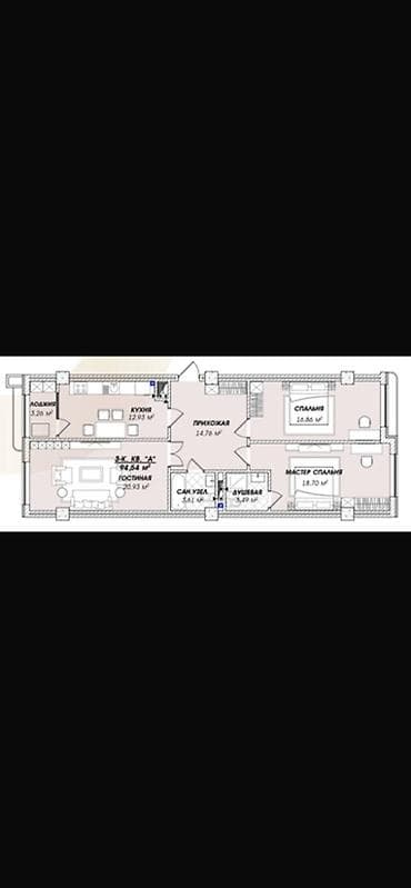 🏡 СРОЧНО ПРОДАЁТСЯ 3-КОМНАТНАЯ КВАРТИРА В БИШКЕКЕ! 🔥 📍 Район: Азия — 5