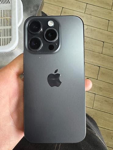 12 pro: IPhone 15 Pro, Б/у, 256 ГБ, Black Titanium, 87 % — 1