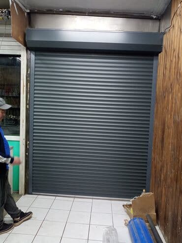 ворота для гаража цена: Ролл дверь, Жалюзи дверь, Алюминий, Бесплатная доставка, Бесплатная установка — 1