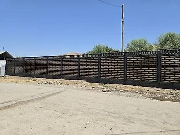 требуется шпаклевшик: Декоративные бетонные секции для забора - Материал — 7