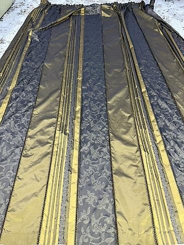 green max: Комплект штор, Жаккард, С тюлем в комплекте, Готовое изделие, Для спальни — 1