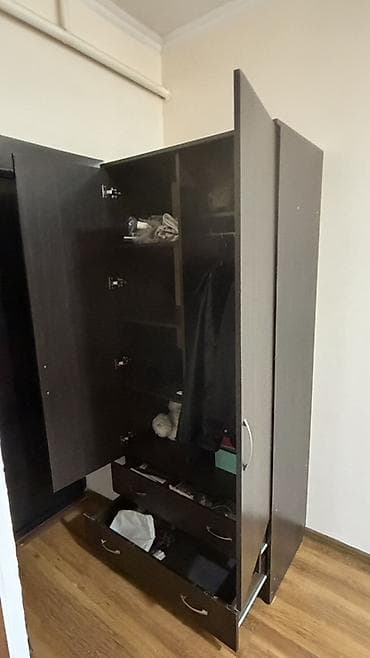 Вешалки: Шкаф для одежды, Прямой, ЛДСП — 2