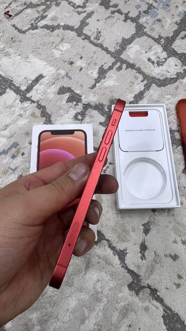 новый айфон 12: IPhone 12, Б/у, 64 ГБ, Красный, Чехол, Коробка, 73 % — 10