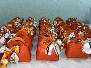 купить комнатные цветы в бишкеке: Подарочные коробочки в форме мини-сумочки - Материал — 2