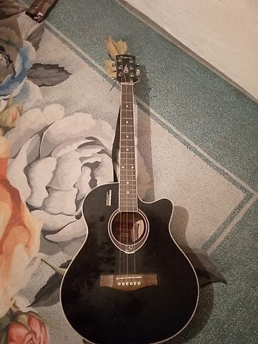 Гитары: Акустическая гитара Stagg (серия SA/“S” на розетке), черный глянцевый — 1