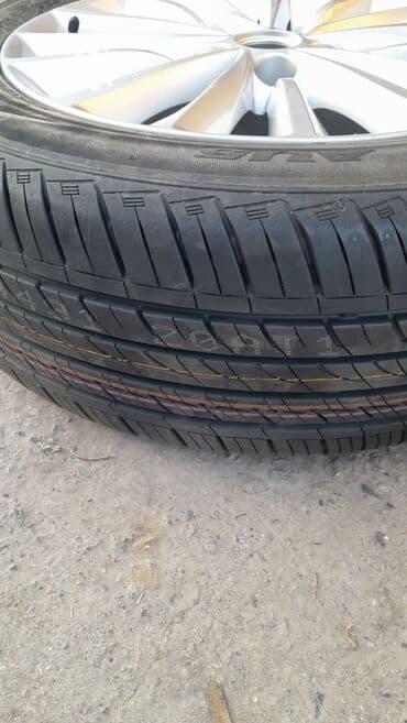 продаю титановый диска подходить деу нехиа подходит: Колеса в сборе 225 / 55 / R 17, Лето, Новый, Запаска, Легковые, Литые, отверстий - 5 — 4