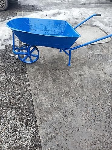 саман тук: Садово-строительная тачка и тележка, Стальная, Одноколесная — 4