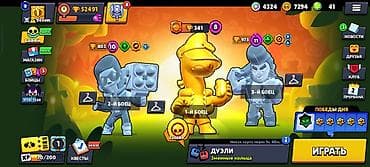 macbook pro m3 pro: Игровой аккаунт Brawl Stars 223 коллекции скинов ! 26 бойцов - 11 — 7