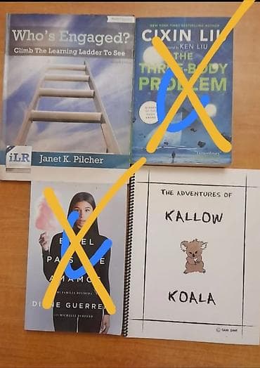 мариф школа: Книги на английском языке и игра. Книги, которые зачёркнуто, их нет — 3