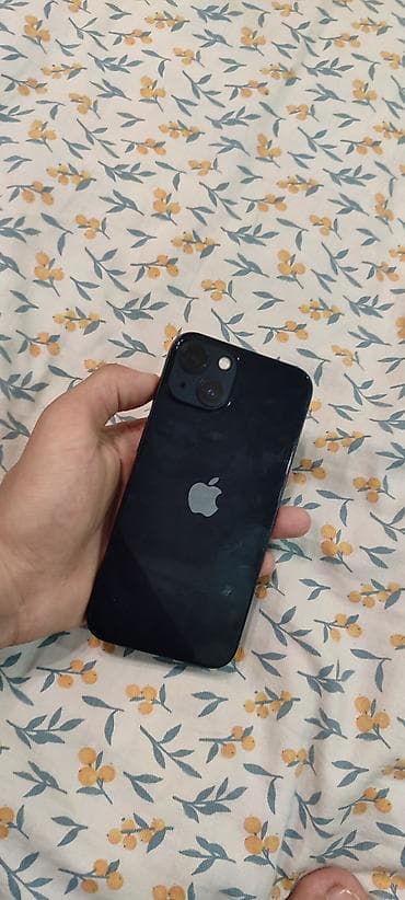 широкоугольный объектив: IPhone 13, Б/у, 128 ГБ, Midnight — 1