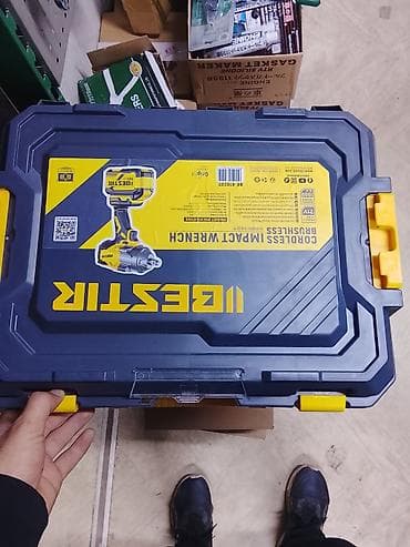 темир тапкыч: Аккумуляторный ударный гайковерт BESTIR (Brushless) в кейсе — 2