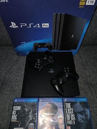 Техника и электроника: PlayStation 4 pro в идеальном состоянии 3 ревизии работает без всяких — 1
