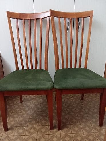 деревянные стулья: Стул для кухни, Дерево, цвет - Зеленый — 1