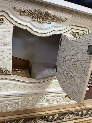 шкаф камод: Тумба для вещей и одежды, Новый, Без зеркала, ЛДСП, цвет - Белый — 2