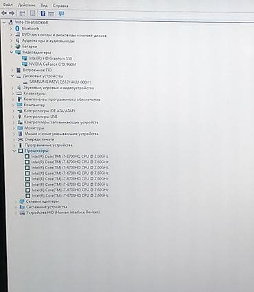 Ноутбуки и аксессуары: Игровой, Б/у, Intel Core i7, ОЗУ, RAM: 16 ГБ — 8