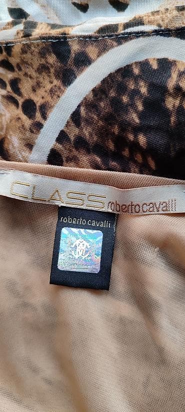 cavalli: Вечернее платье, А-силуэт, Длинная модель, Вискоза, С рукавами, S — 10