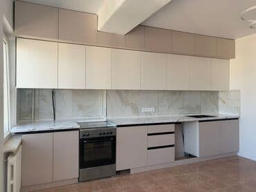 садовая мебель бишкек: Кухонный гарнитур, Новый, В рассрочку, цвет - Белый, МДФ, Бесплатная доставка — 8