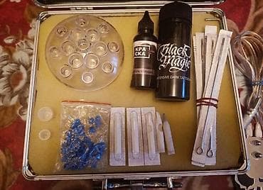 черный лебедь: Тату‑набор в кейсе Состав: - 2 катушечные тату‑машинки: для контура и — 2