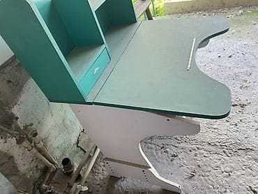 study table: Компьютерный стол, Б/у, С полками — 6