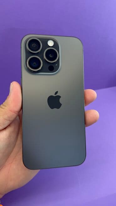 купить айфон 15 про макс бишкек: IPhone 15 Pro, Колдонулган, 256 ГБ, 87 % — 1