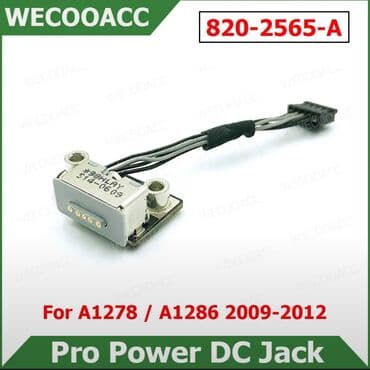 блок питания макбук: Оригинальный зарядный порт питания DC Jack Плата 820-2565-А для — 1