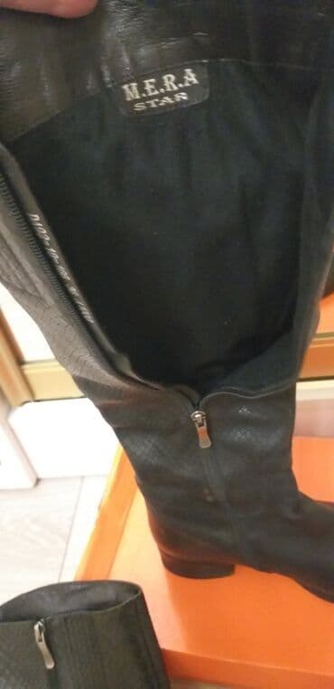 сапоги из натурального меха и кожи: Сапоги 36_37 размер б/ув хорошем состоянии — 3