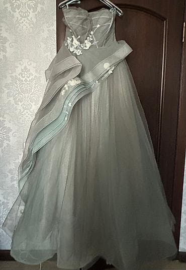 Личные вещи: Вечернее платье, Пышное, Длинная модель, Без рукавов, Корсет, M — 2