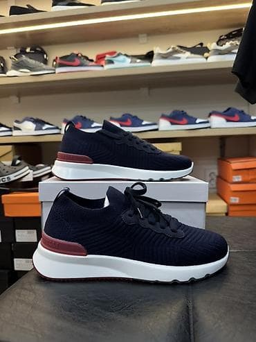 Мужские кроссовки, 40, 41, 42, Brunello Cucinelli, Новый, цвет - Синий, Самовывоз