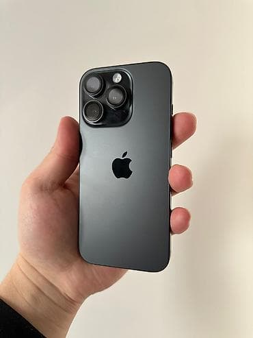 i7 10: IPhone 16 Pro, Новый, 128 ГБ, Black Titanium, 92 % — 2
