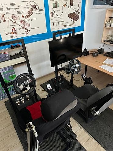 Техника и электроника: Два полноценных учебных/игровых автотренажёра на базе рулевых — 2