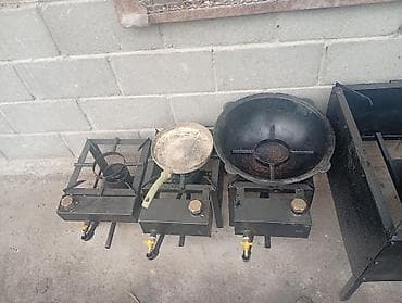 Газовые уличные горелки/плиты для казана и сковород, стальная рамная — 2