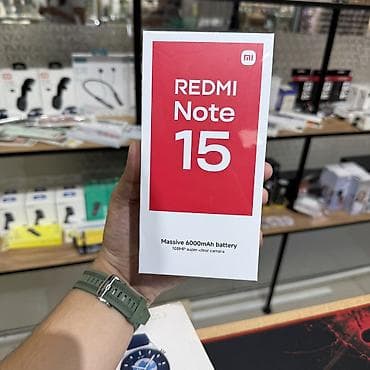 Redmi, Redmi Note 15, 256 ГБ, түсү - Көгүлтүр, 2 SIM
