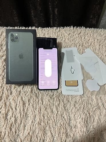 honor 9a: IPhone 11 Pro Max, Б/у, 256 ГБ, Matte Midnight Green, Коробка, 86 % — 3