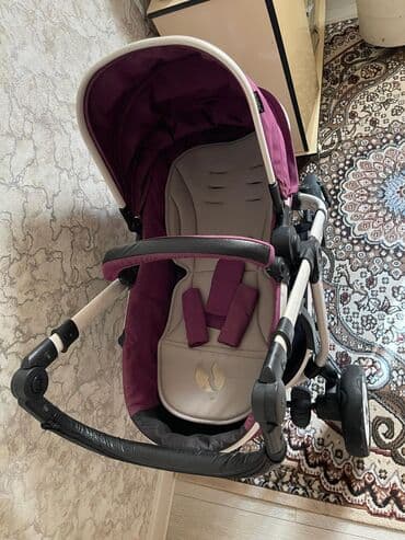 универсальные трехколесные коляски: Коляска, цвет - Фиолетовый — 5