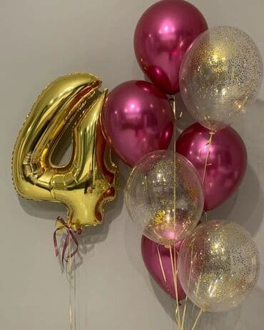 купить гелевый балон для шаров: Геливые шары Шарики на заказ Выписка из роддома День рождения Юбилей — 10