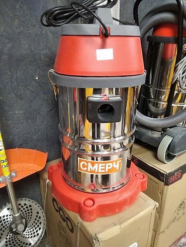 шлефовальная машина: Промышленный пылесос «СМЕРЧ» - Тип: сухая/влажная уборка - Корпус из — 2