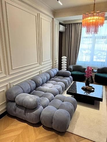 osh flat: 3 комнаты, 75 м², 6 мкр 106 серия, 2 этаж, Дизайнерский ремонт — 3