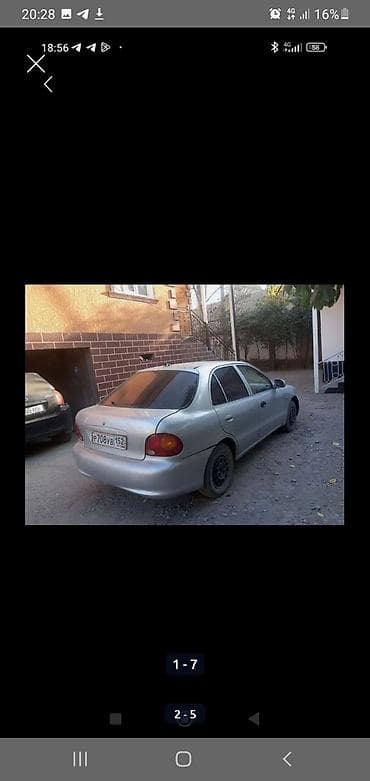 мата секыл: Hyundai Accent: 1995 г., Автомат — 2