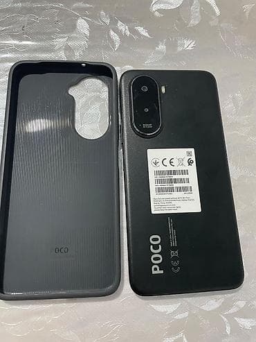 самсунг 8 с: Poco M7, Б/у, 256 ГБ, цвет - Черный, 2 SIM — 2