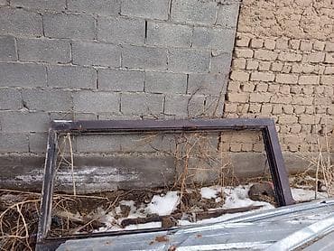 старые окна двери: Двери для домов и квартир, Металлическая, Одностворчатая, Правосторонняя, цвет - Коричневый — 5