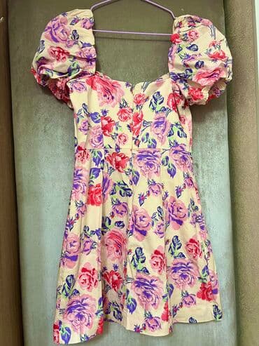 платье трапеция для беременных: Повседневное платье, ОАЭ, Лето, Короткая модель, Крестьянка, S — 2