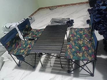 стол с зонтом: Складной походный комплект: стол + 4 кресла - Назначение: кемпинг — 2