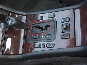 Пыльник (шторка ) селектора АКПП Mercedes w210 рестайлинг — 1