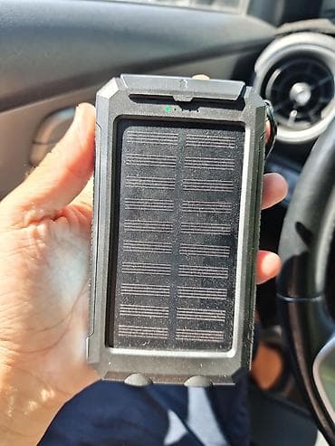 Техника и электроника: Солнечное переносное зарядное устройство (power bank) KFKB ZKD-04 - — 3